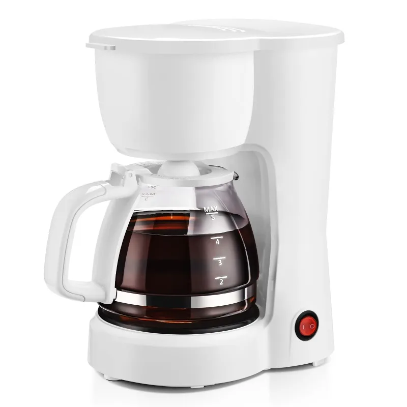 5 Cup Coffee Maker White