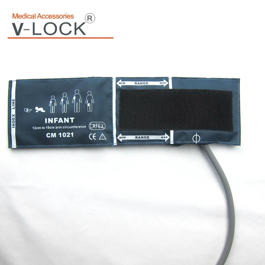 Popular 6 Size Nylon Blood Pressure Cuff Single  Tube Nylon Oxford Patient Monitor Nibp Cuff Bp Meter - Image 5