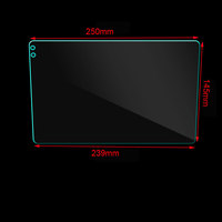250*145*239mm 10.1 inch Tempered Glass for Seicane Car GPS Navigation Tempered Glass Protective Film