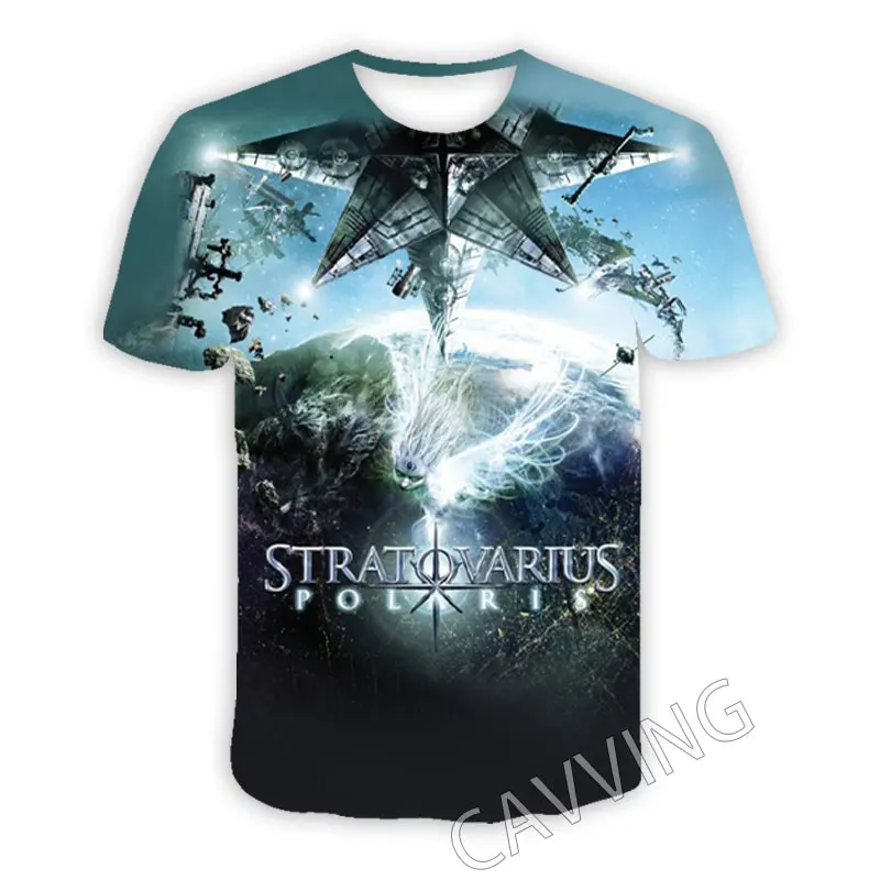 New Fashion Women/Men\'s 3D Print  Stratovarius Band Casual T-shirts  Hip Hop Tshirts Harajuku Styles Tops Clothing   T01