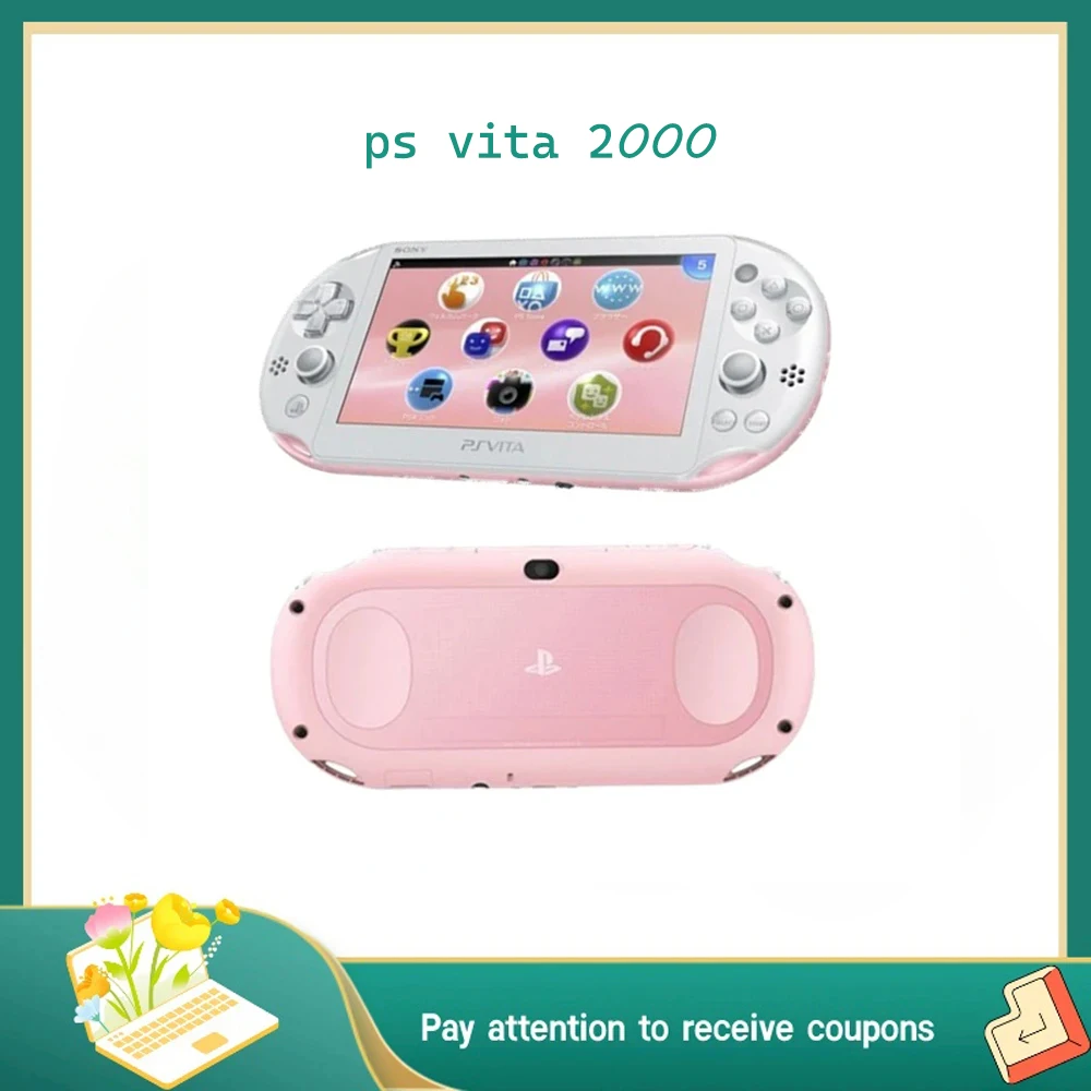 Refurbished PSVITA 2000 Handheld Game Console PS Vita 2000 Unlocked PKGj Store & Adrenaline PS Vita Slim 5