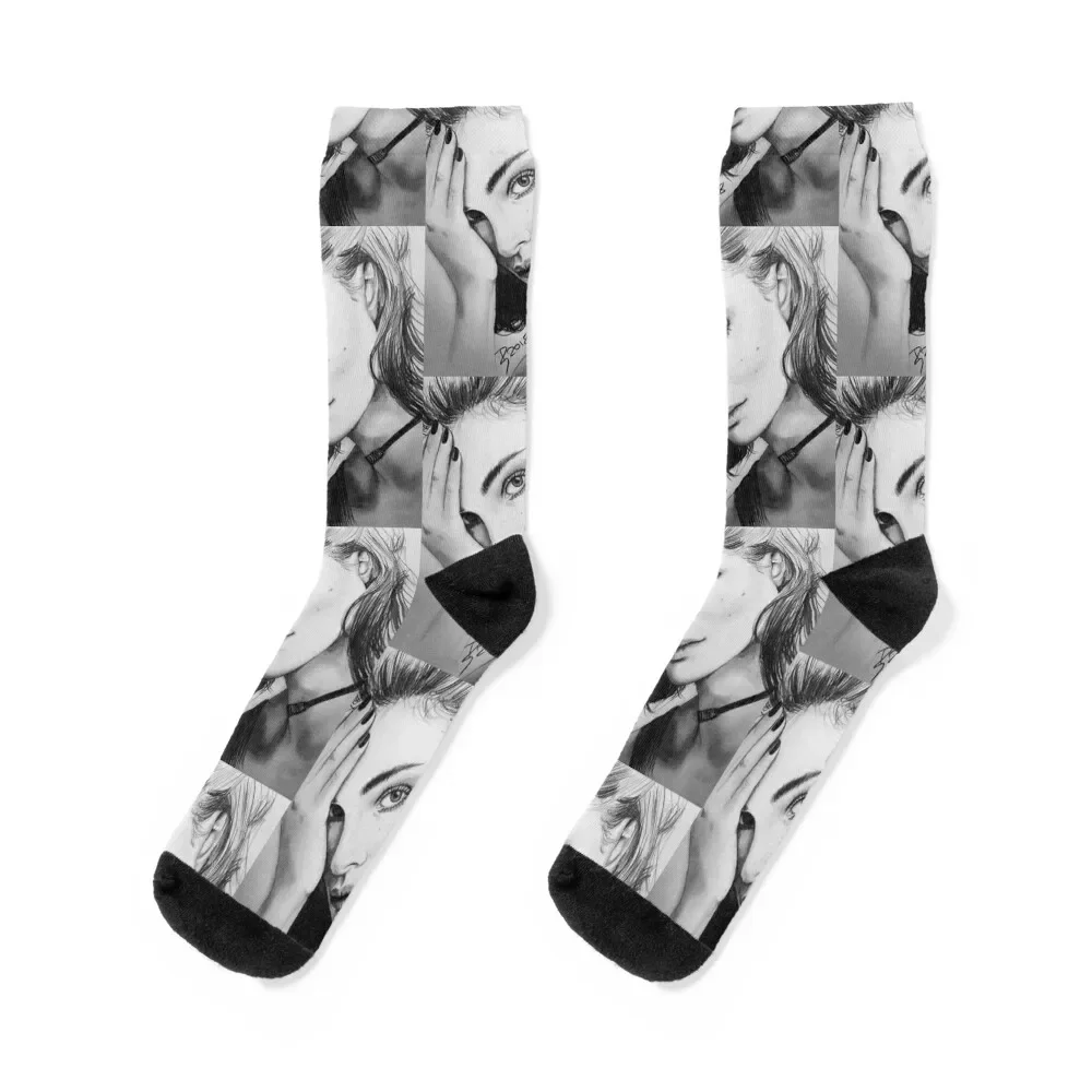 

Natalie Portman Socks golf sports stockings winter gifts hiphop Socks For Man Women's