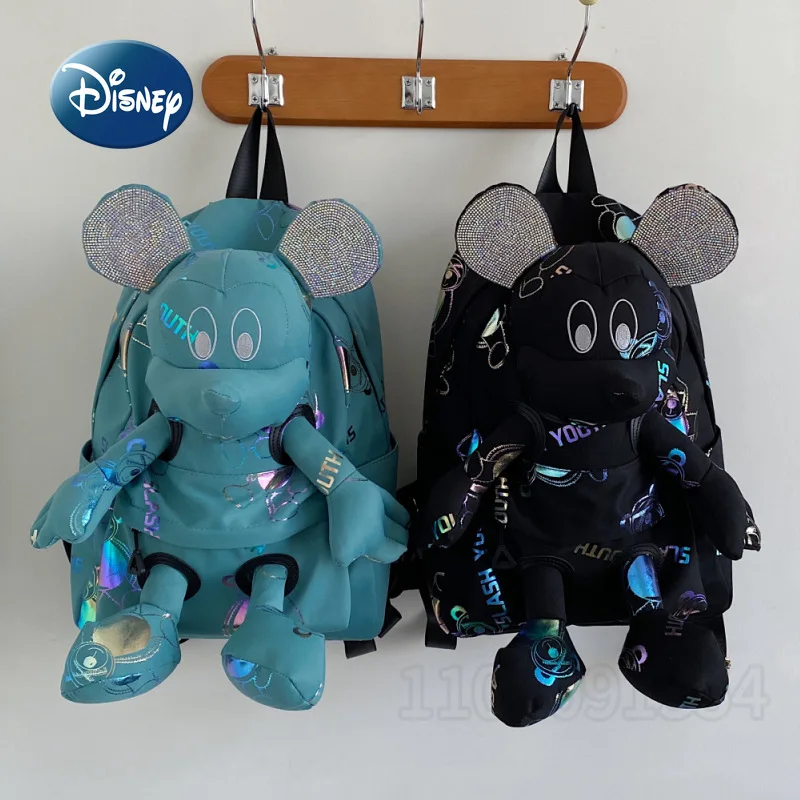 

Disney Mickey's New Women's Backpack Luxury Brand Fashionable Women's Doll Backpack Cartoon Backpack Large Capacity High-quality