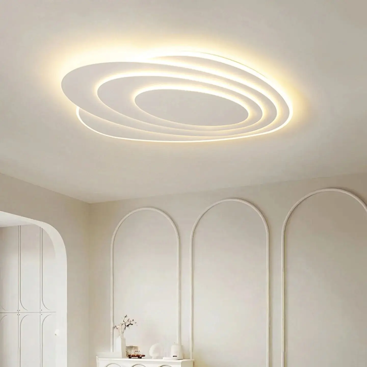 Minimalistische kunst Led-plafond Plafondlamp Woondecoratie Hal Woonkamer Slaapkamer Eetkamer Hotel Balkon Keukenverlichting - afbeelding 2