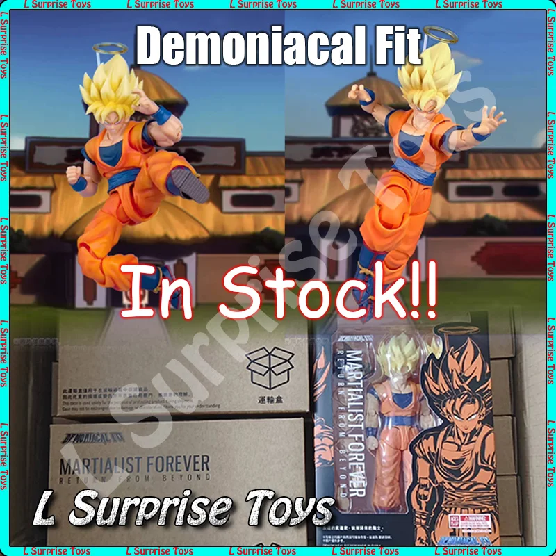 

Demoniacal Fit Son Goku Figure Dragon Ball Z Super Saiyan Son Goku Martialist Forever Anime Action Figures Model Kids Gifts Toys