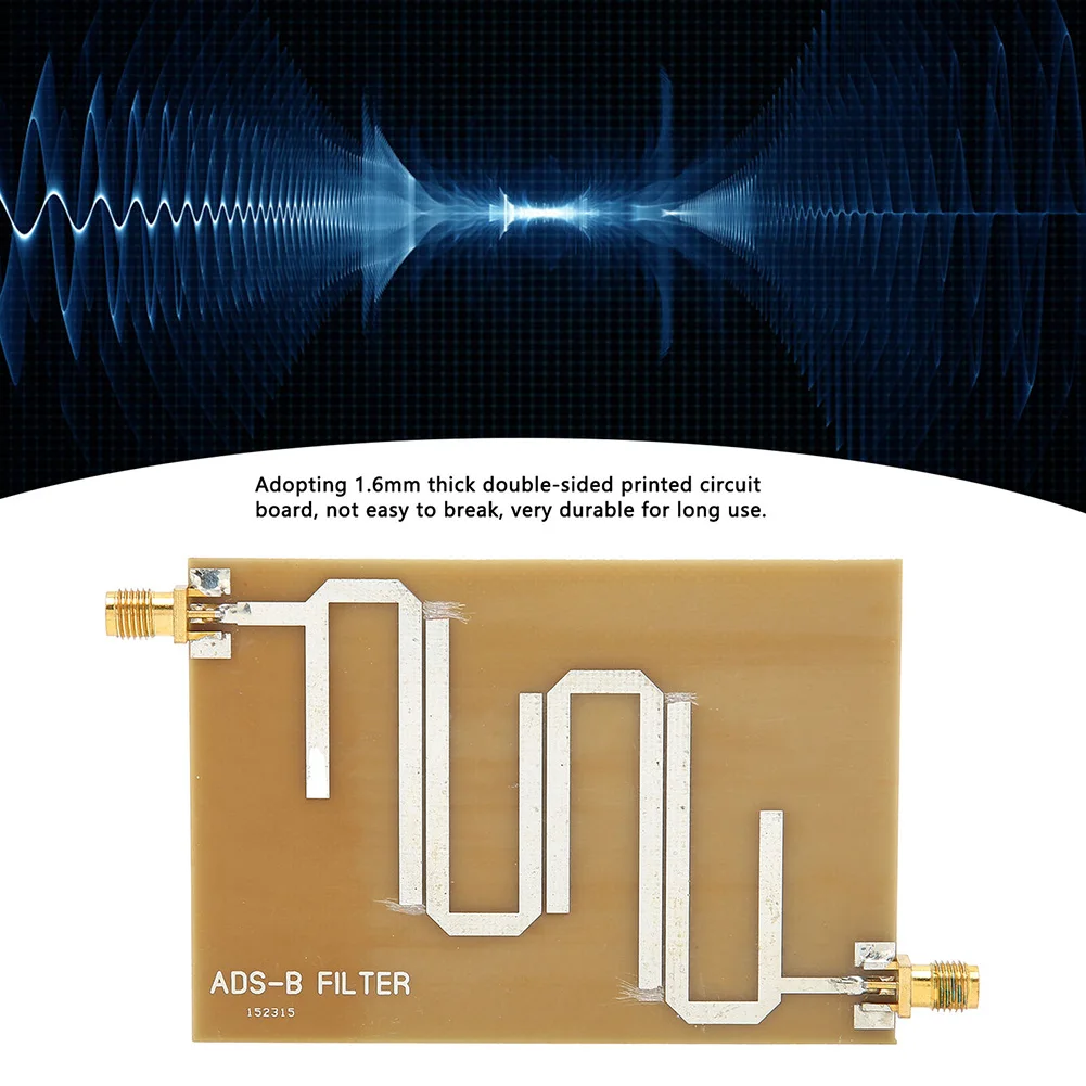 Modulo filtro scheda SMA femmina 1-1.2GHz 84.5mm x 58mm componenti ads-b filtro Microstrip circuito stampato pratico