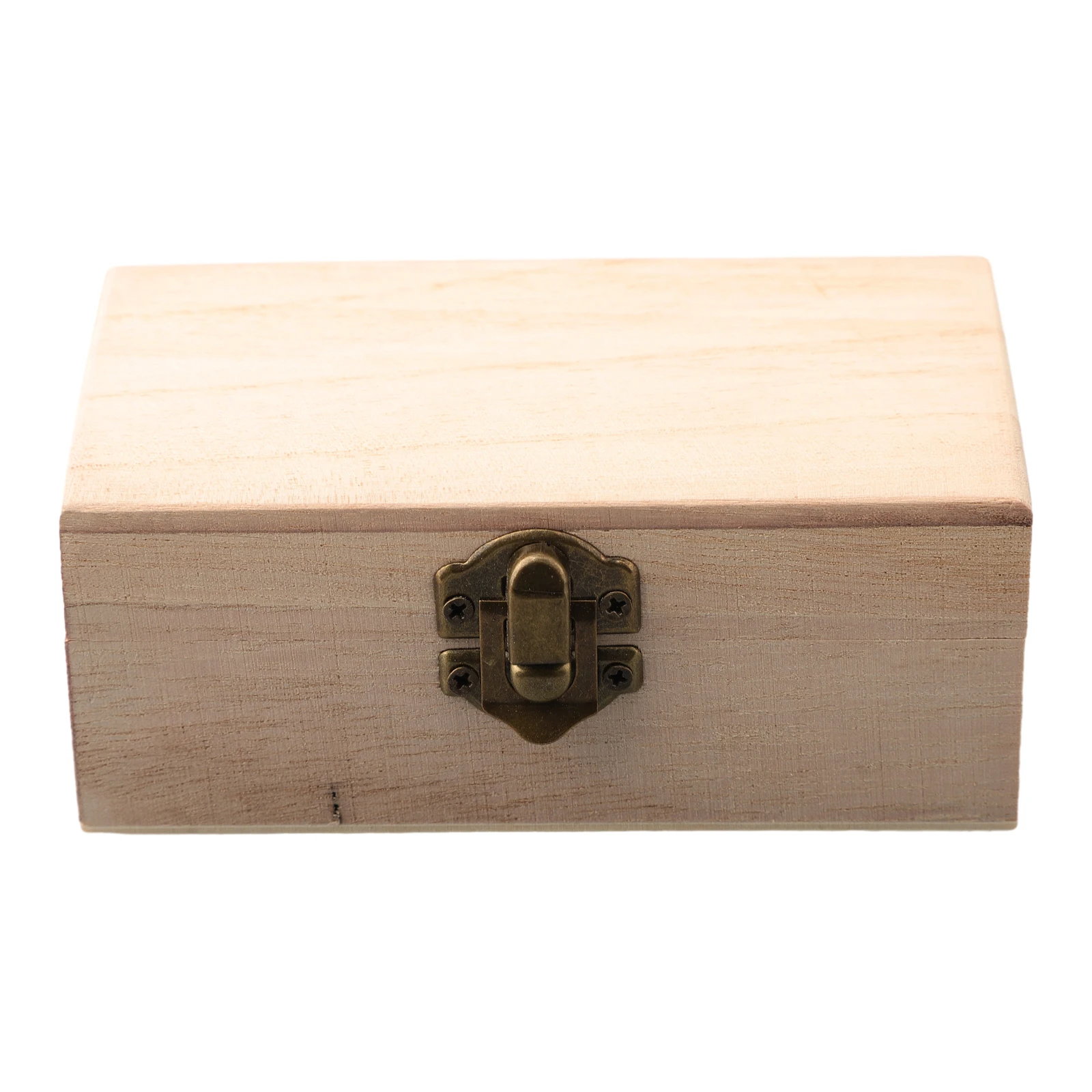 Caja de joyería de madera, almacenamiento de concha de madera de escritorio, decoración de mano, caja de madera S M L, caja de almacenamiento de