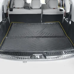 For Nissan Patrol Y62 2010-2022 5-seat 7-seat Car Accessories TPE Trunk Mat Pad Tray Carpet Waterproof Cargo Liner Decoration