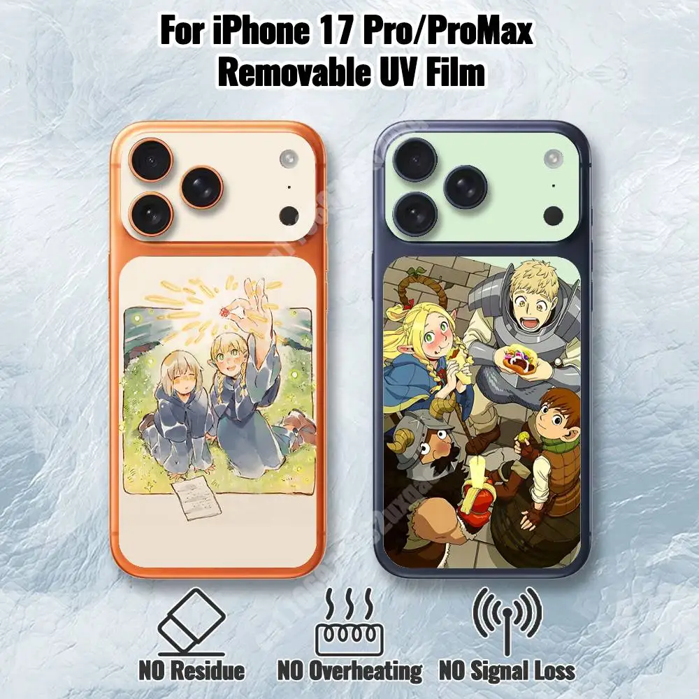 

D-Delicious In Dungeon-S Removable UV Film for iPhone 17 Pro 17 ProMax Hydrogel Sticker