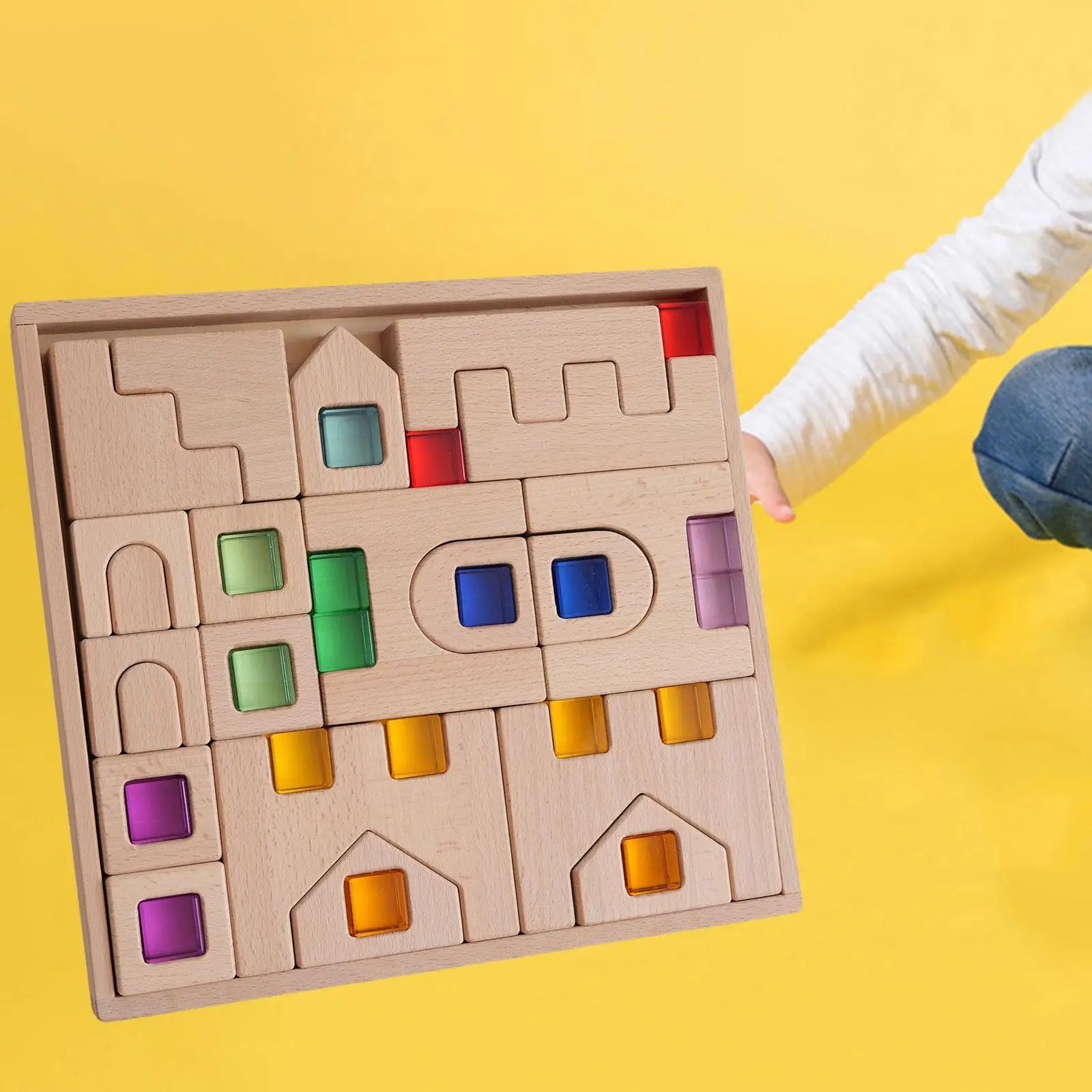 

Creative Wooden Blocks Set for Kids' Imagination and Learning