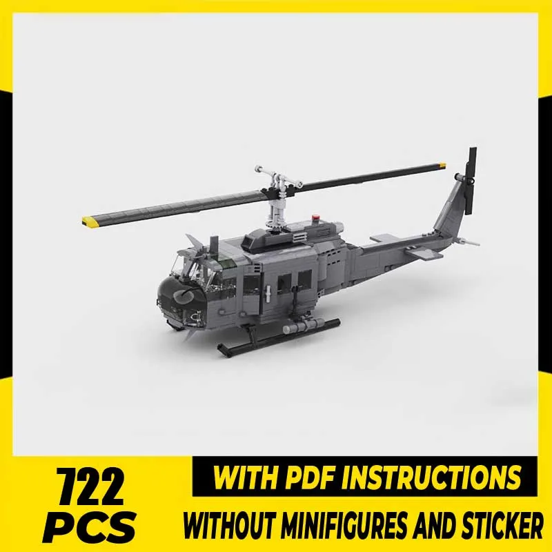 

Военные строительные кирпичи Moc UH-1H, модель вертолета, технология, модель воздушного истребителя, блоки в сборе, подарок на день рождения, игрушки, наборы «сделай сам»