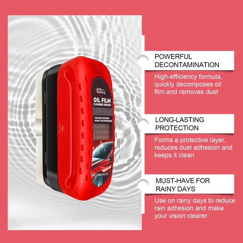 Środek do czyszczenia szyb samochodowych, regeneracja szyb przednich/okien, usuwanie plam, usuwanie warstwy olejowej, rozjaśnianie, przywracanie przezroczystości szyb.
