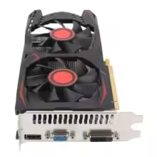 Placa gráfica 6GB GDDR5 192BIT Ventilador duplo PCIE 2.0 16X Slot suporta DVI VGA HD Interface multimídia Placa de vídeo para jogos