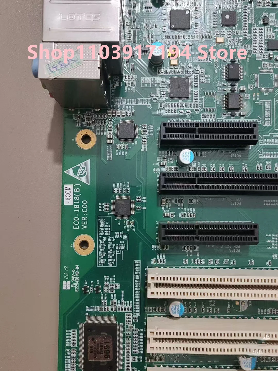 EC0-1818 اللوحة الأم للتحكم الصناعي EC0-1818(B) الإصدار: C00 #2