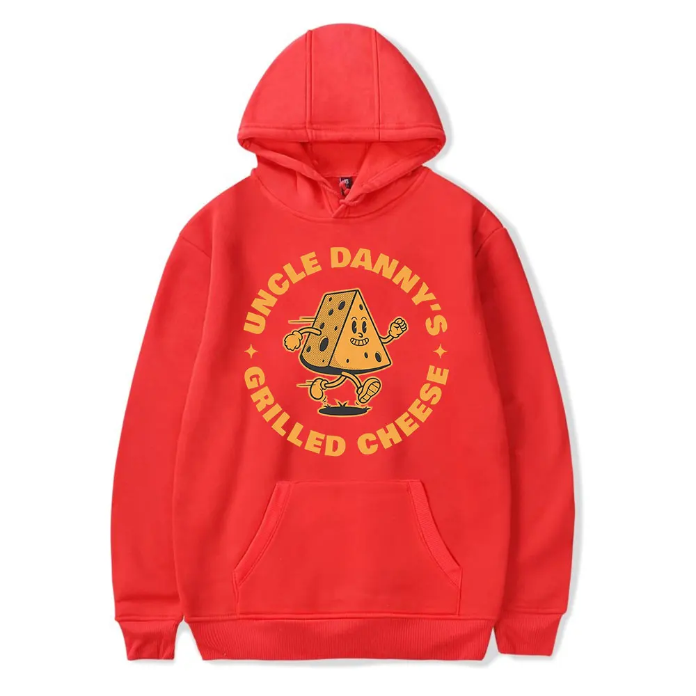 Shane Gillis Grilled Cheese Uncle Danny Vintage 90s Hoodie Men and Women Harajuku Style Hip-hop Sweatshirt Spring and Autumn