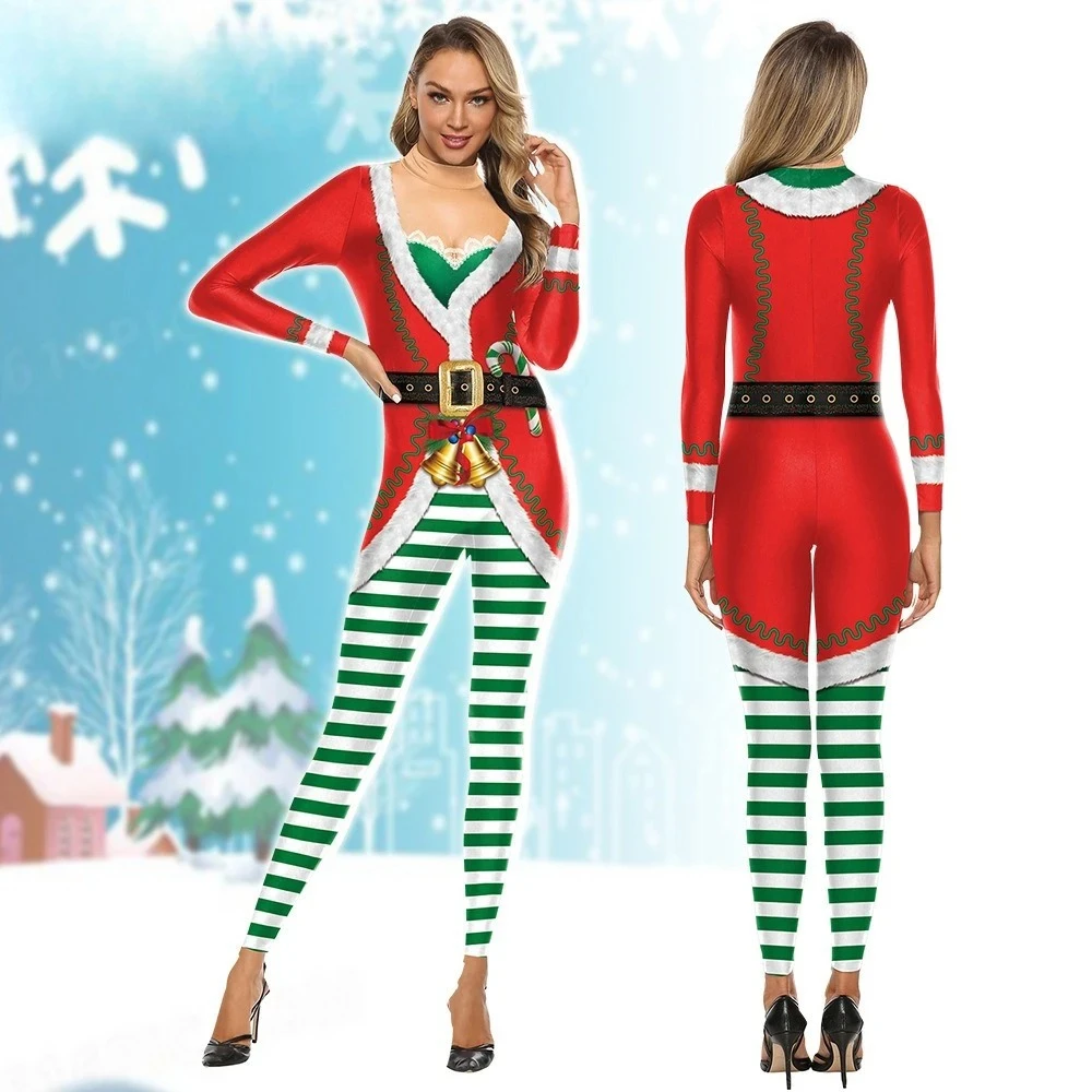 

Осенняя цифровая печать, европейская и американская женская одежда, рождественская одежда для выступлений, женская одежда для выступлений