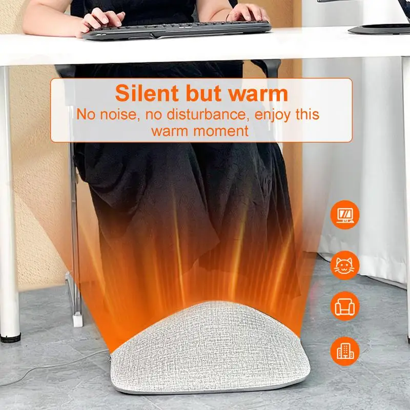 Heated Foot Warmer Full Wrap Feet Warmer Intelligent Heating Pocket Foot Muff Women Foot Heater 5 Heat Settings Foot Warmer With