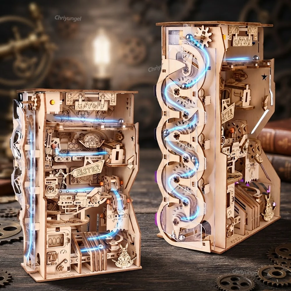 3D Wooden Puzzle Electric Marb - Running Gear Track 评论和价格