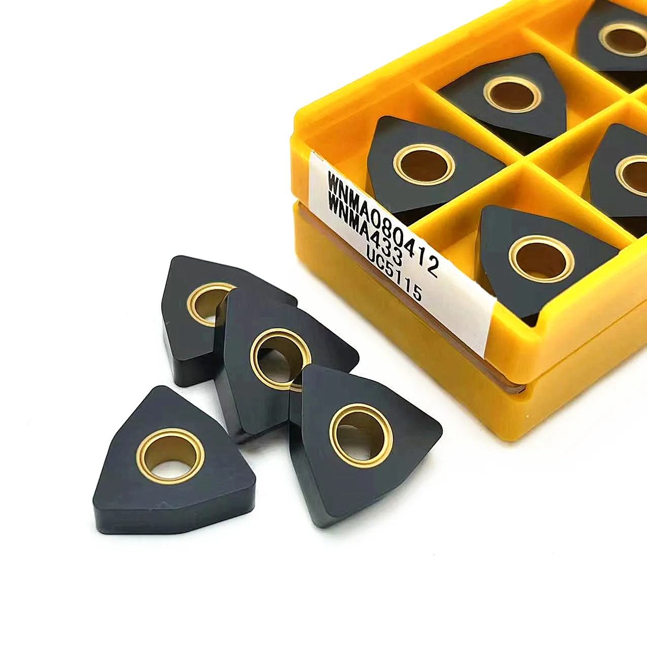10 pz WNMG080404 WNMG080408 WNMA080412 UC5115 WNMA080404 UC5115 inserti in metallo duro utensile per tornitura esterna strumento per tornio CNC in ghisa