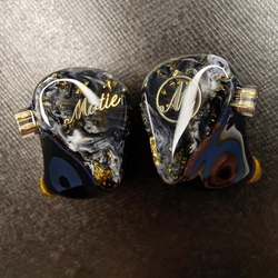 HiFi Earphone In-Ear Monitor Earbuds MOTIE Dynamic Headphone 0.75mm Detachable Cable Coaxial Dual Magnetic Composite Moving coil
