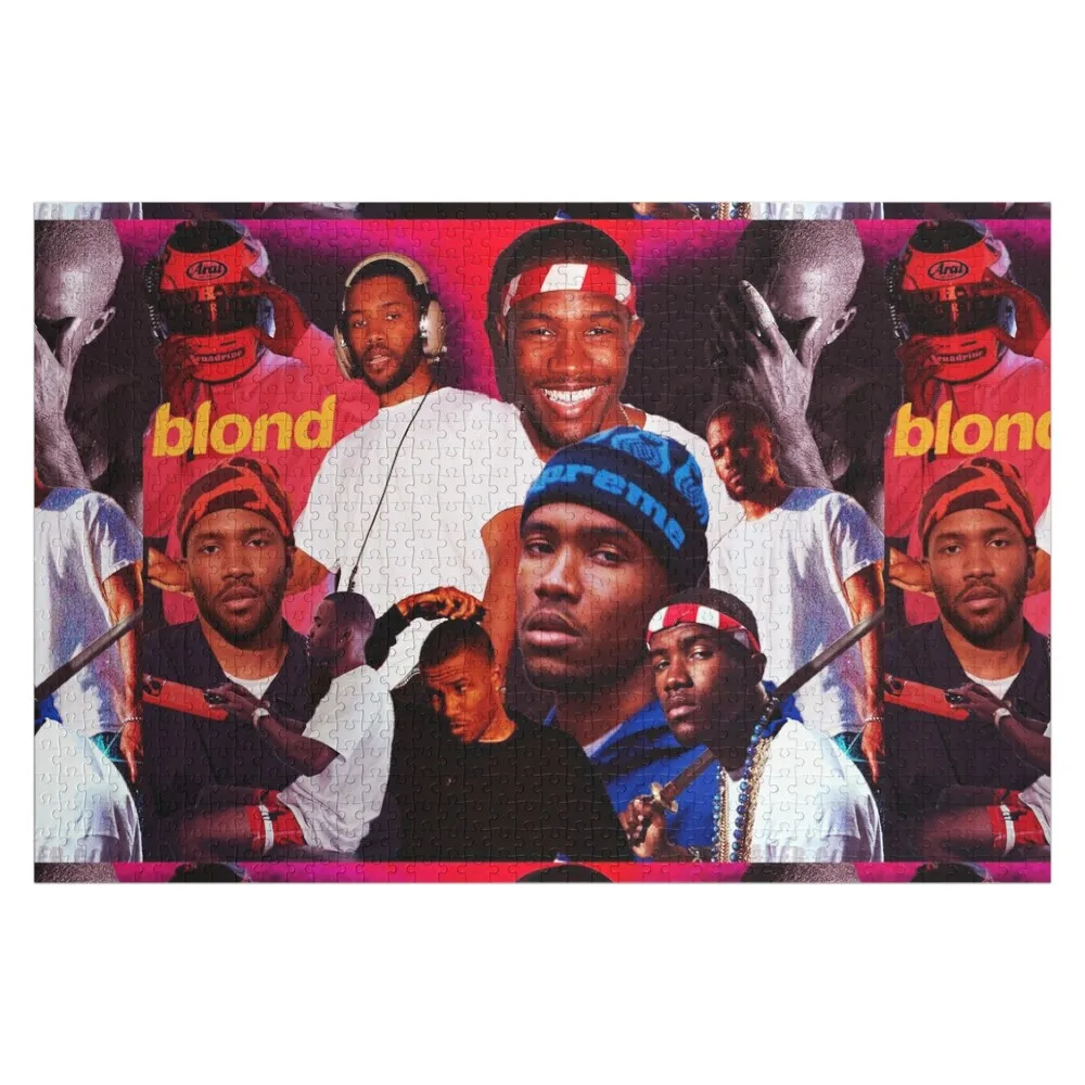 

Frank ocean collage poster design 2021 Jigsaw Puzzle Personalized Gift Married Customizable Gift Personalised Toys Puzzle