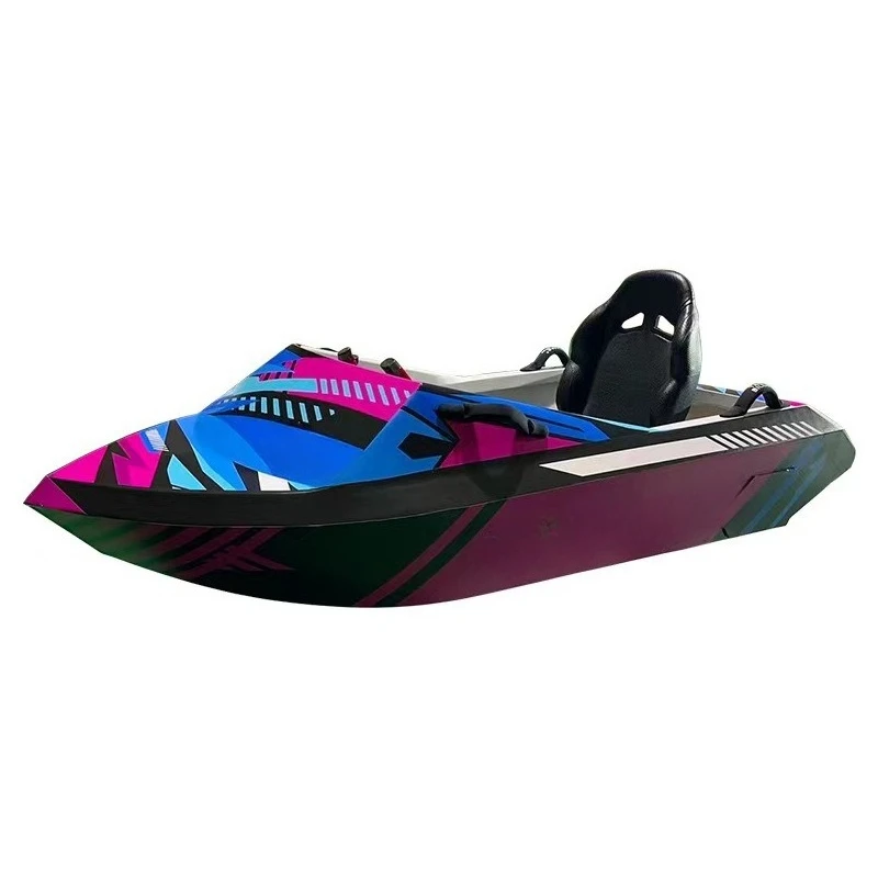 Kleines Schnellboot Surfen mit Hochgeschwindigkeits-Driftboot Kadin-Boot Elektrischer Katamaran-Rennsport