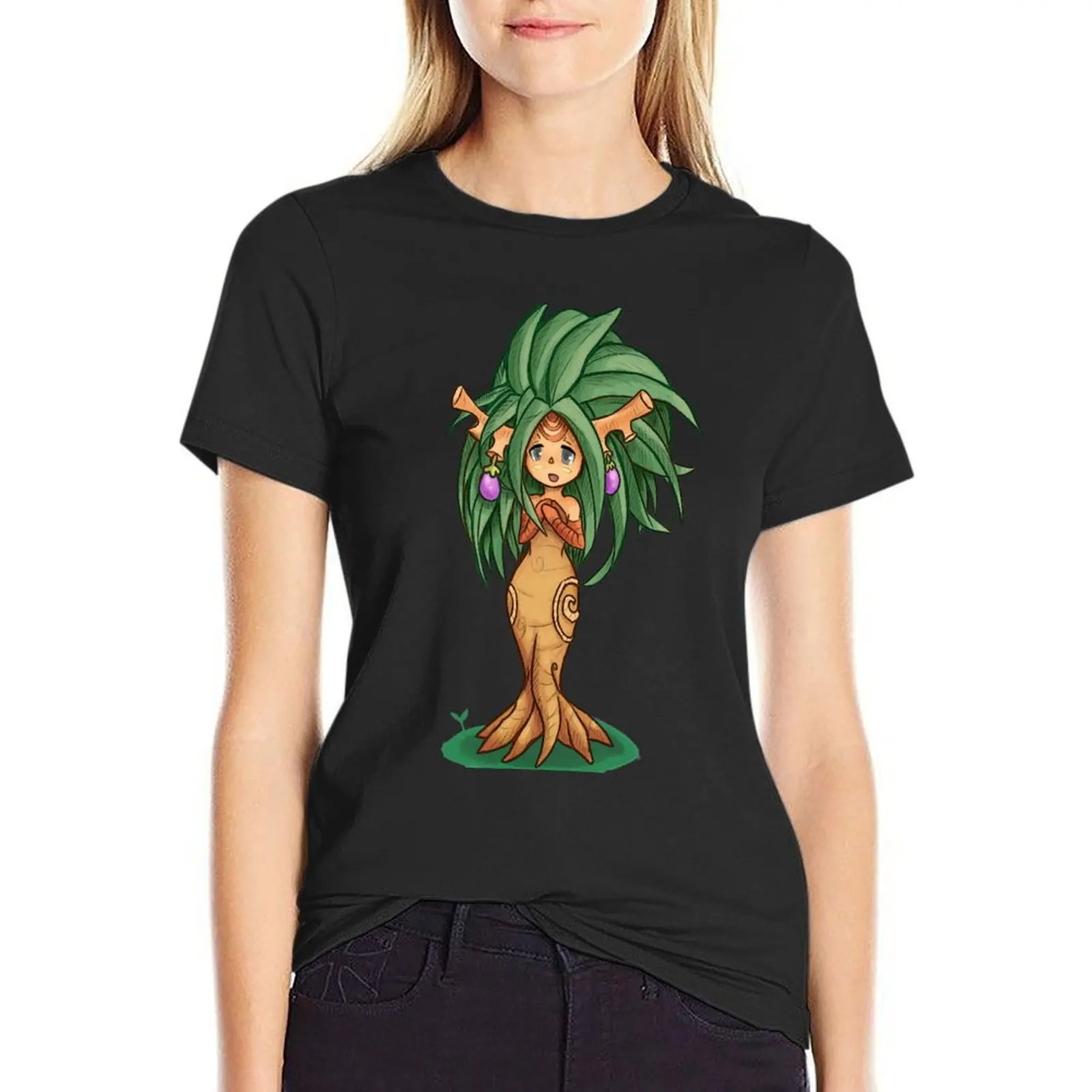 

Dryad Secret of Mana - Seiken Densetsu T-Shirt anime plus size tops customs design your own rock and roll t shirts for Women