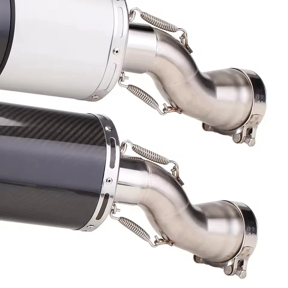 Para BMW R1200GS Adventure 2013 2014 2015 2016 2017 2018 2019 R1200 GS silenciador de escape de motocicleta tubo de enlace medio 51MM Slip-On