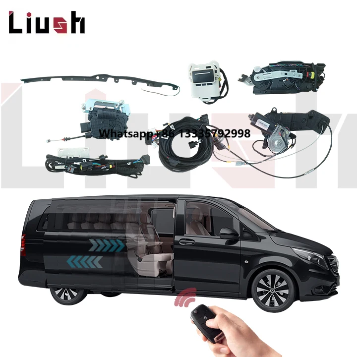 

Liush W447 Electric Side Sliding Door Auto Spare Body Parts for Benz Vito 2016 Car Middle Sliding Door for Vito 2016
