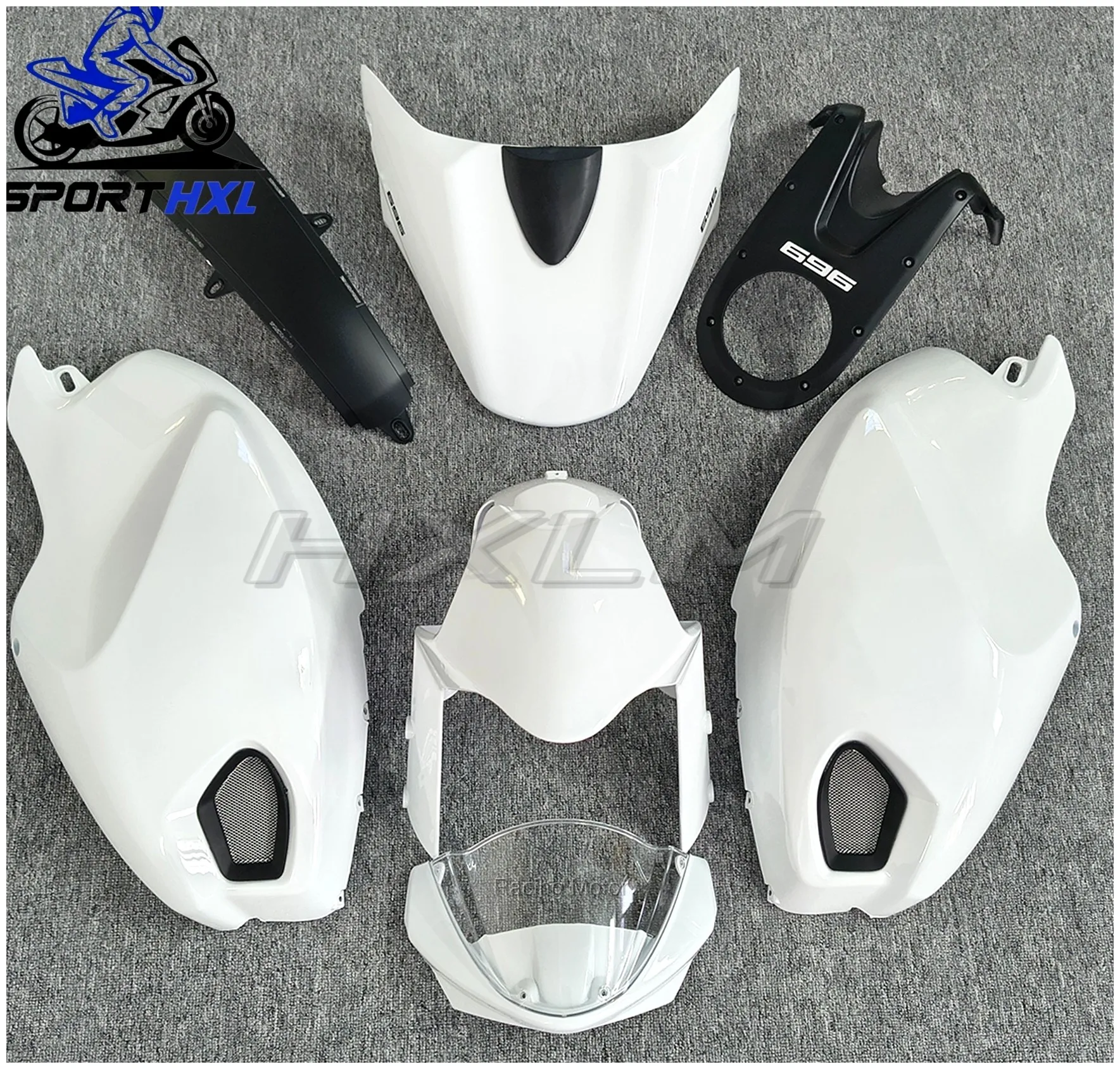 Motorcycle Full Fairing Kit With plastic fuel tank For DUCATI 696 796 1100 2008-2014 Bodywork Prints Injection Cowling | Racing