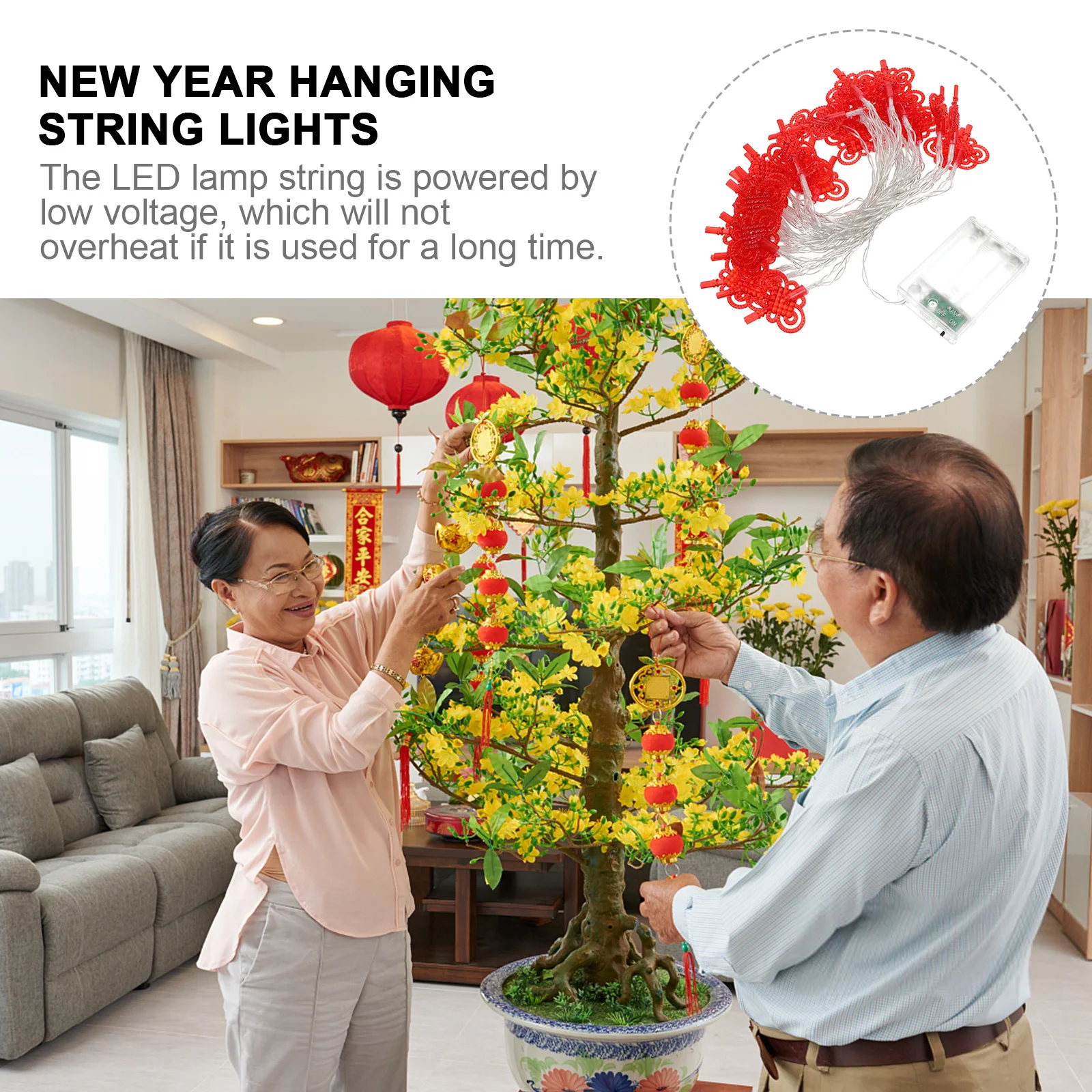 

Chinese Knot String Lights Led Lamp For Holiday Party Decor Indoor Outdoor Use Hanging Elements Festive Warm Atmosphere Creative