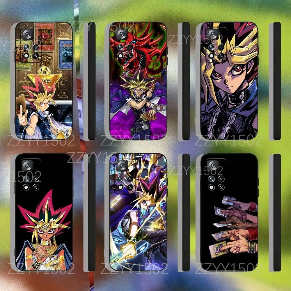 

Anime Y-Yu Gi Oh OCG Phone Case For Samsung S25,S24,Ultra,S20,S30,Plus,S22,S23,Ultra,Plus,5G Black Silicone Soft
