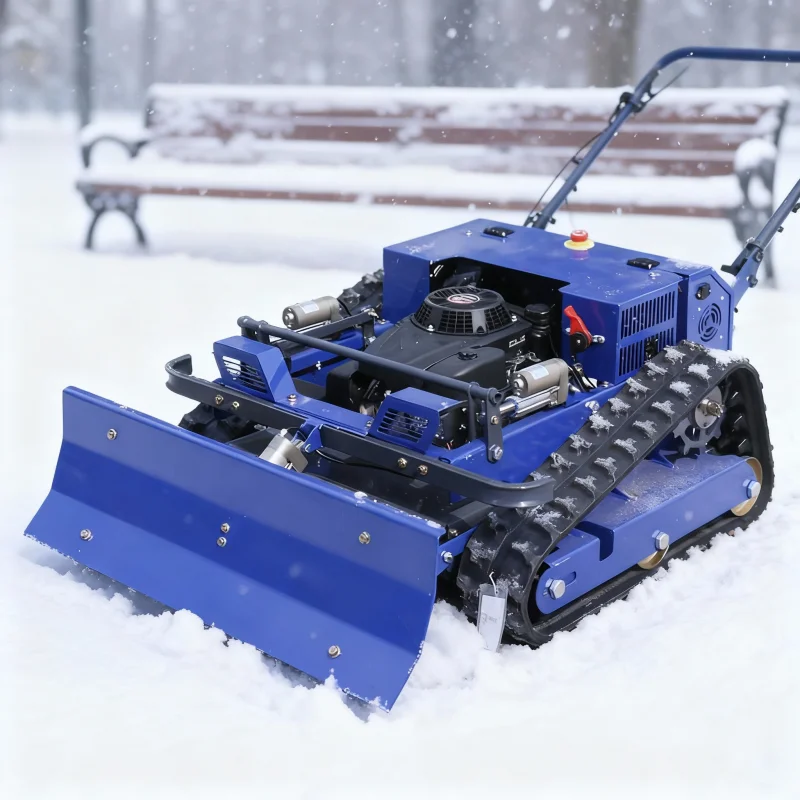 Customized 550mm Cutting Width CE Certified Self-Propelled Crawler Remote Control Lawn Mower Robot