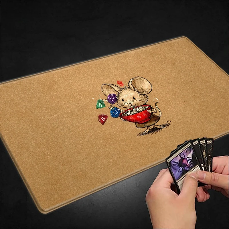 

Мышь, лапша, волшебный игровой коврик для вечеринки, прочная резина для игр MTG и TCG, 35X60 см, коврик для мыши, офисные настольные коврики, дружелюбный дизайн