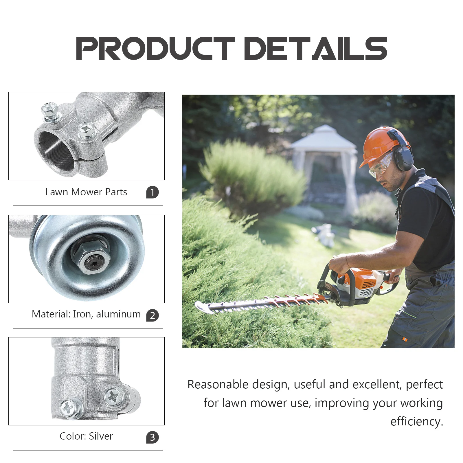 

Lawn Mower Gear Box Case Replacement Head Simple Design Efficient Lawn Trimmer Parts Accessory Grass Trimmers Parts