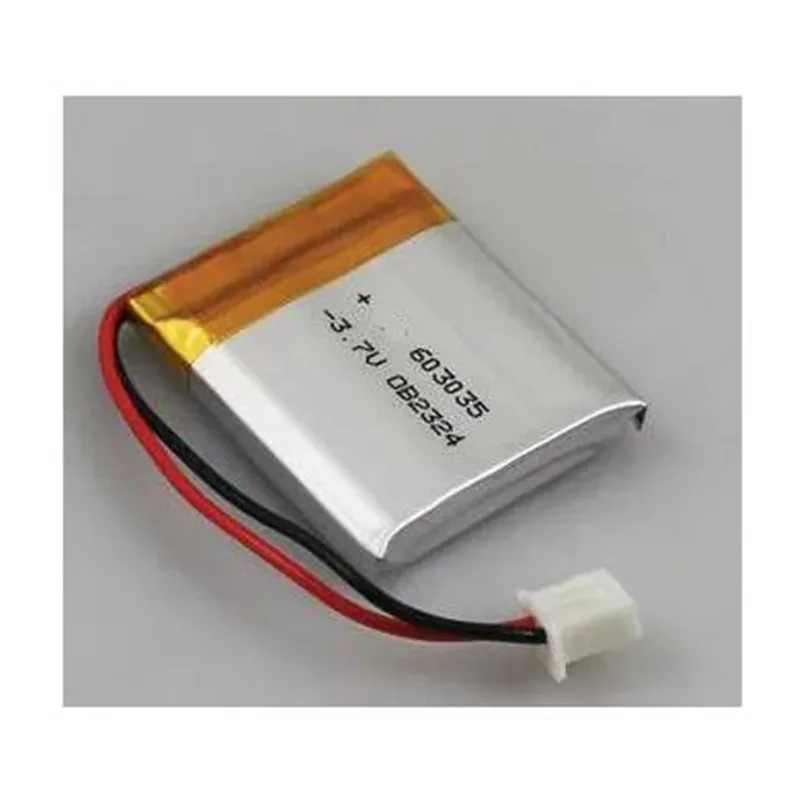 2Pcs/Lot 603035 3.7V 800MAh Li-Polymer Rechargeable Battery For Pen MP3 MP4 Bluetooth Mini Speaker