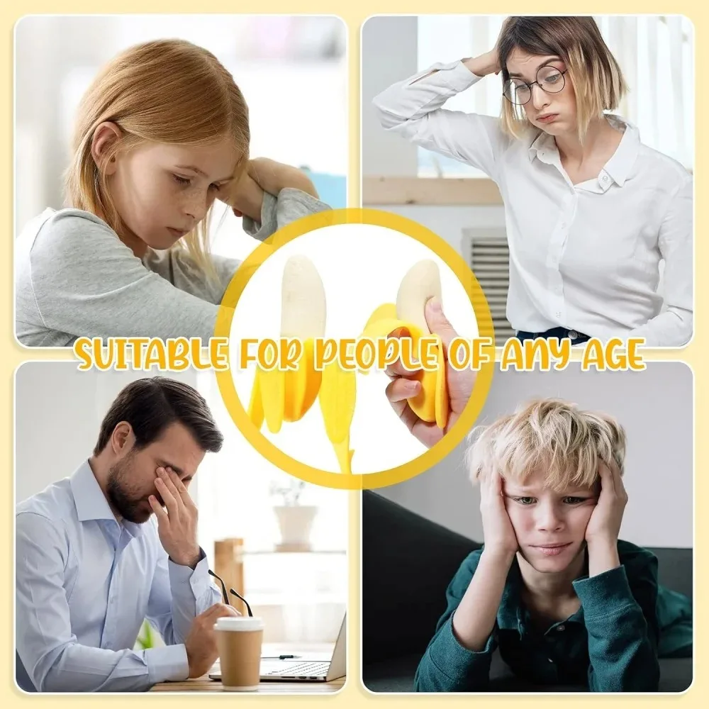 لعبة الموز بسط تململ لعبة الجدة الإجهاد الإغاثة اللعب مضحك مقشر وهمية الموز الفاكهة الإجهاد لعبة حفلة عيد ميلاد الحسنات #6