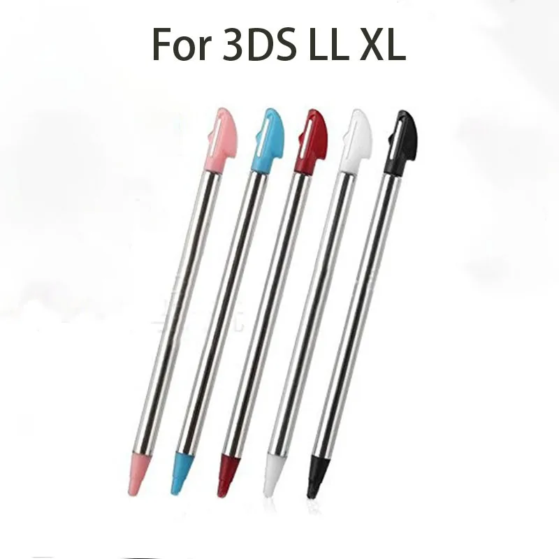 닌텐도 3DS XL LL 터치 스크린 펜에 대 한 1PC 금속 개폐식 교체 터치 멀티 컬러 펜 필기 펜
