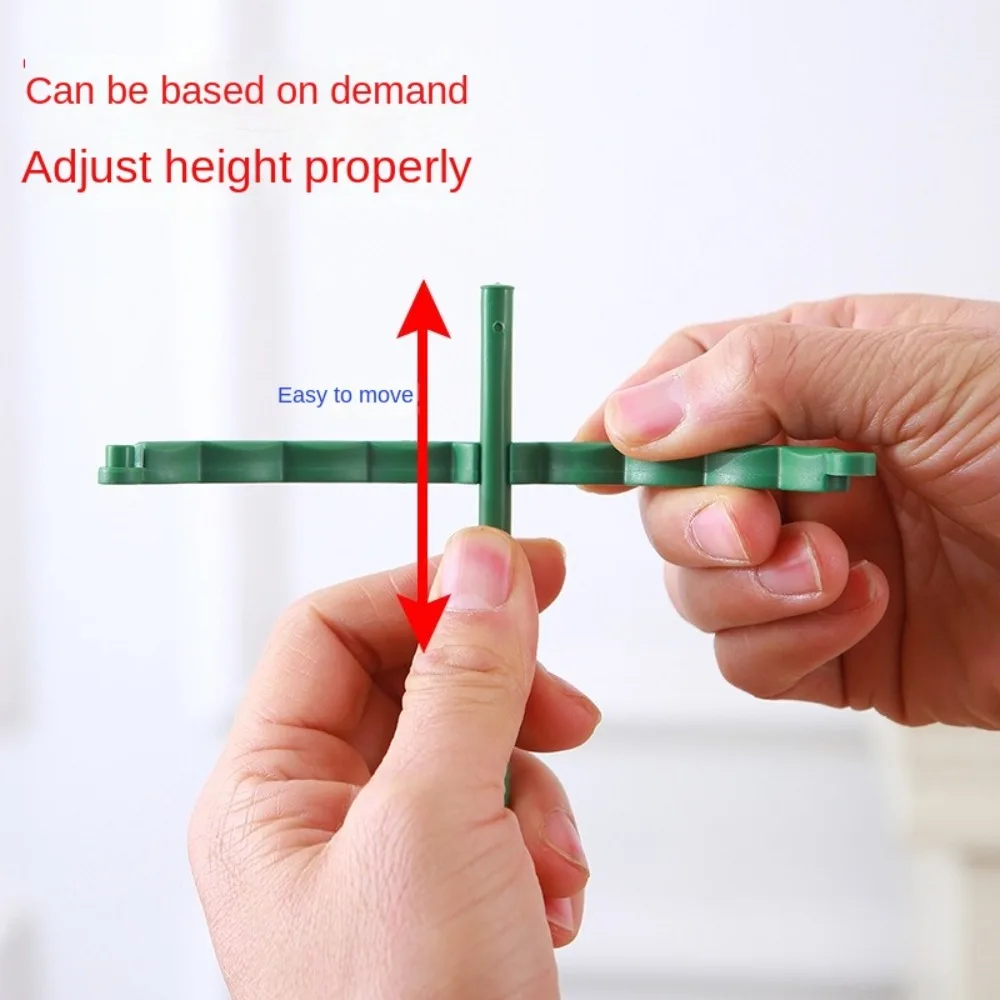 4/8/12pcs Plastic Plant Support Ring Removable Anti Lodging Plant Specific Support Rods Orchard Garden Flower Pillars