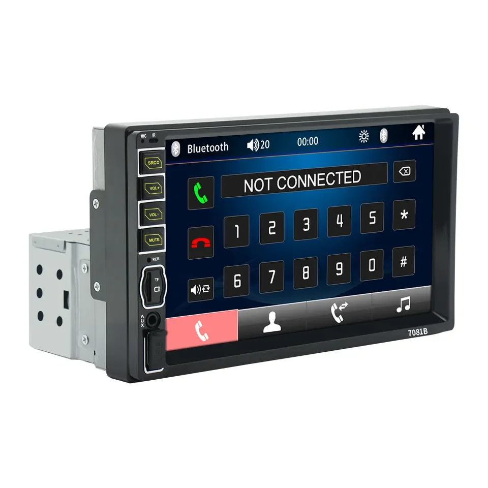 

2025 горячая распродажа, универсальный 1-дюймовый 7-дюймовый автомобильный радиоприемник MP5, мультимедийный плеер, авторадио, автомобильный стерео головное устройство с дистанционным управлением BT, автомобильный Mp