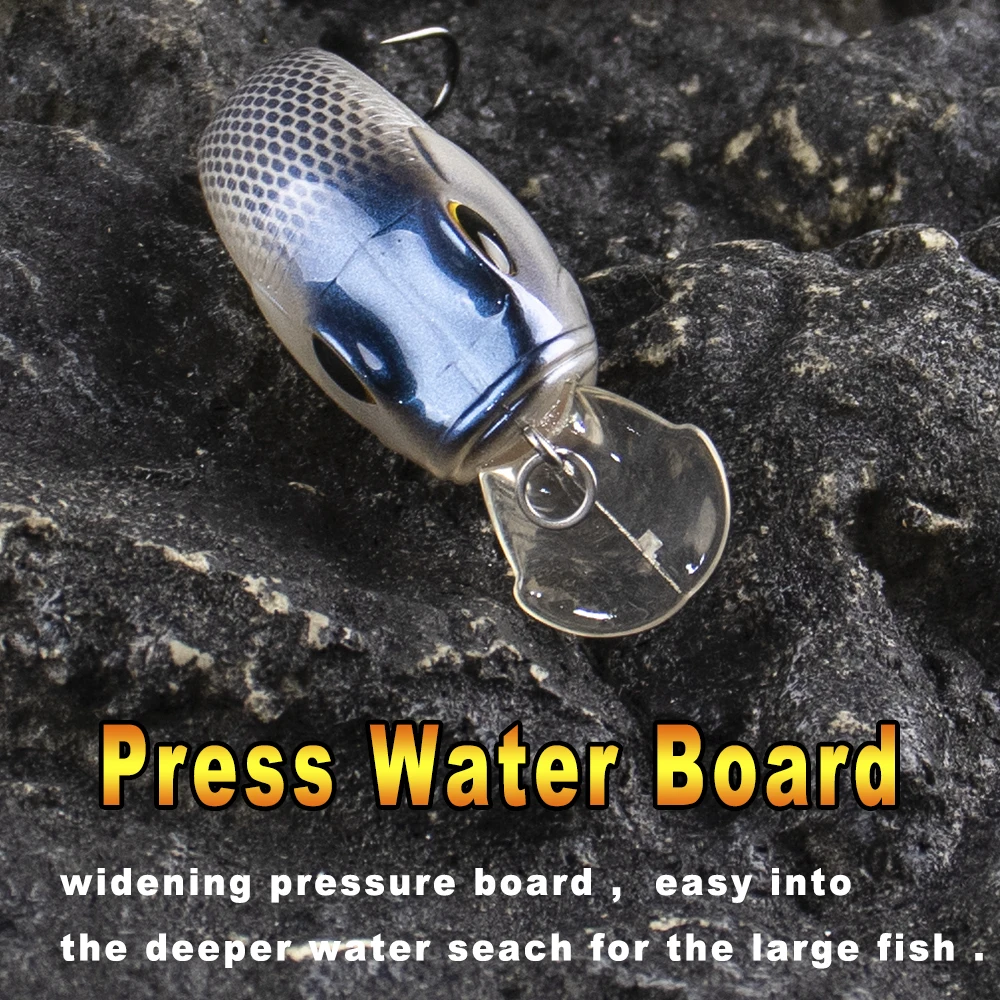 AYWFISH عرض خاص 7 سنتيمتر 14 جرام الزيز كرانكبيت المتذبذب الحشرات الصيد السحر الضفدع العائمة باس الطعم الثابت الاصطناعي (محدود)