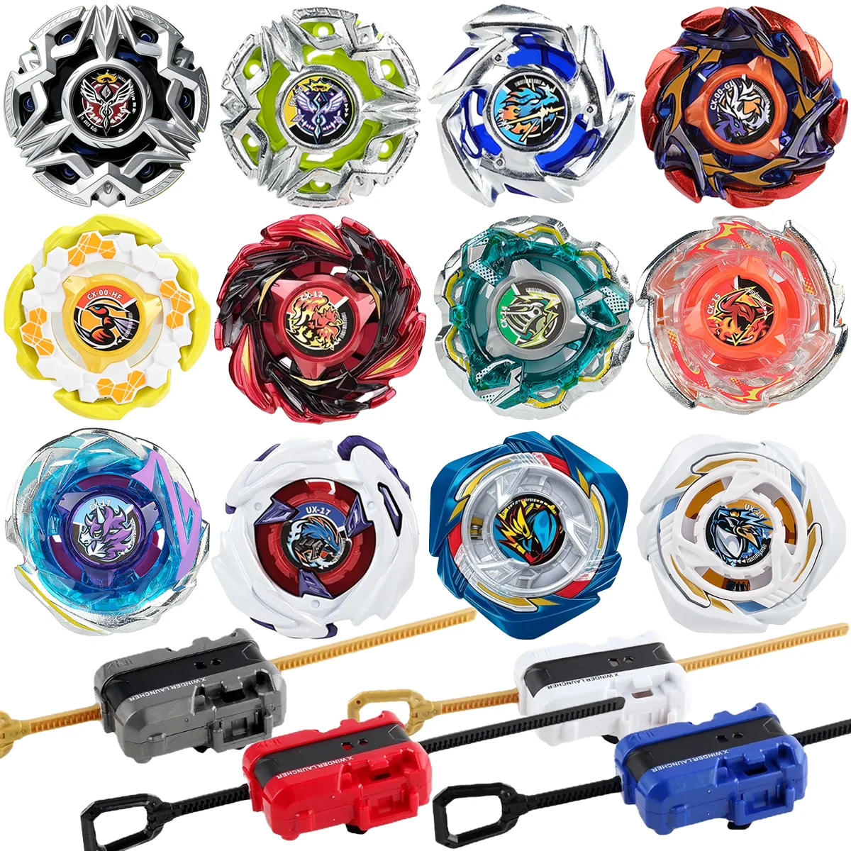 Spinning Top Battling 2027 New X Series Ux20 Bx50 Battle Competition Cx13 Gyro Toy with Transmitter Accessories