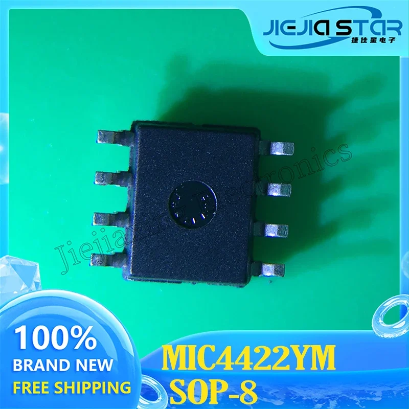 Original Power Manager Bridge Driver Chip, Brand New Electronics, Free Shipping, MIC4422YM, SOP-8, MIC4422, 4422YM