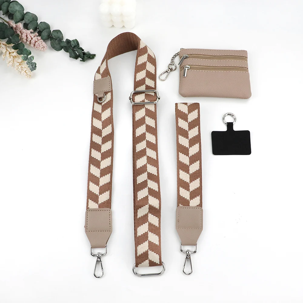 Universal Adjustable Mobile Phone Lanyard For Women Crossbody Shoulder Neck Strap Ethnic Style Detachable Hanging Anti Loss Rope