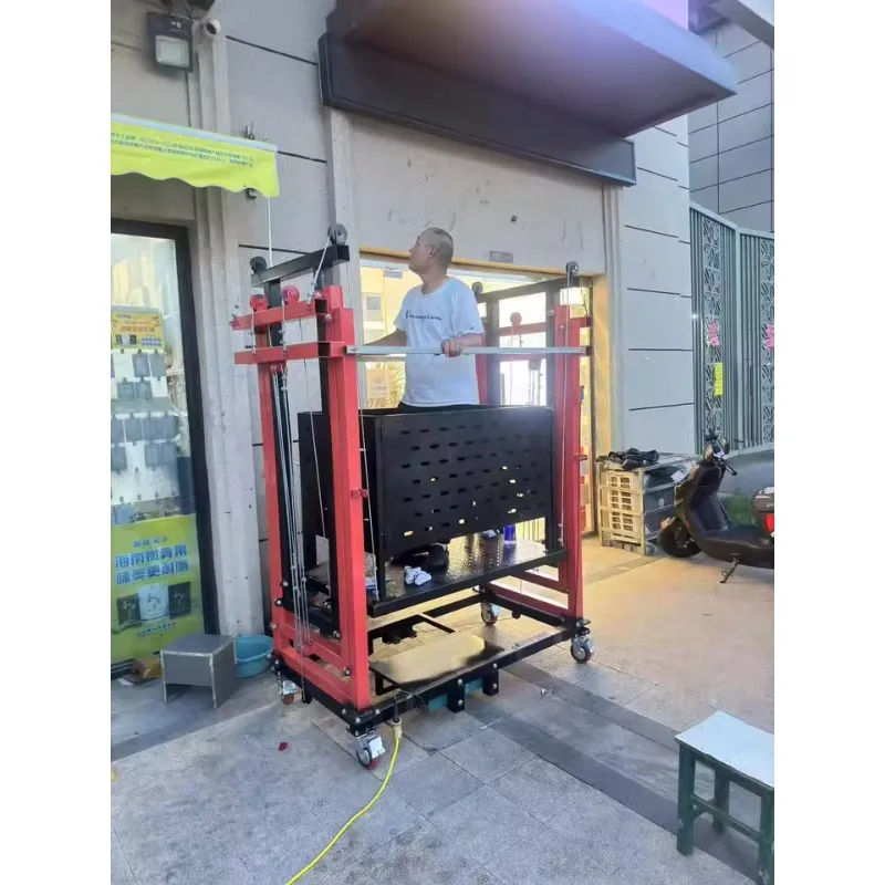 Несущая способность 400-1000 кг, электрические леса, мобильная автоматическая платформа, подъемник с дистанционным управлением, украшение для использования в помещении и на открытом воздухе