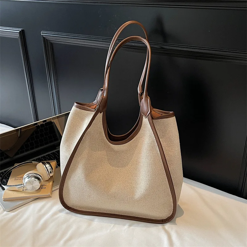 

Текстурированная большая сумка 2025 года, модная женская сумка через плечо, универсальная сумка через плечо с верхней ручкой, минималистичная сумка «день-ночь», шикарная