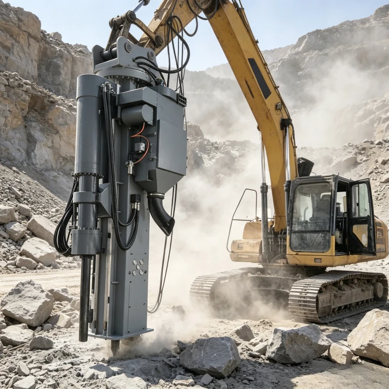 Mobile Rock Drilling and Splitting Machine Integrated Rock Splitting Equipment for Quarry Projects