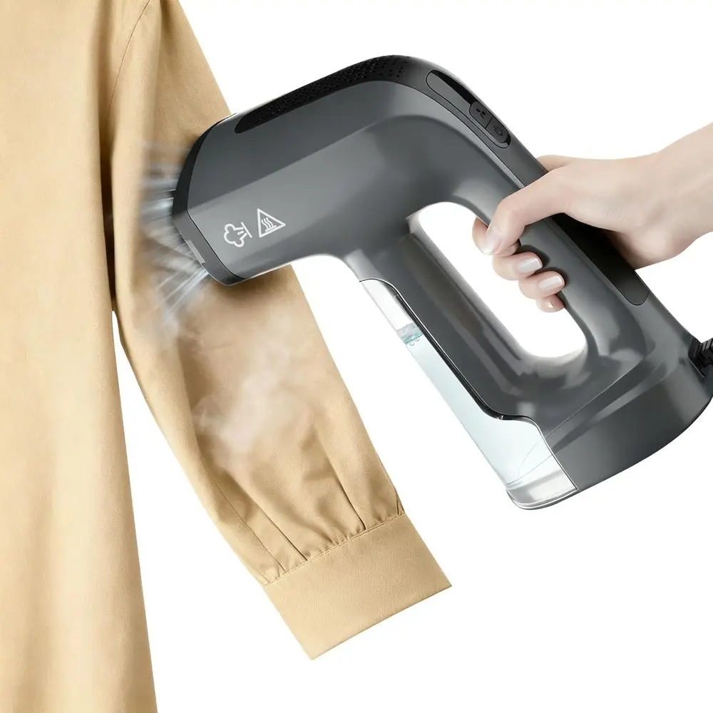 

Vacuum Steamer for Clothes, 2500Pa Strong Suction Handheld Garment Steamer, Portable Travel Steamer & Iron Dual-Mode