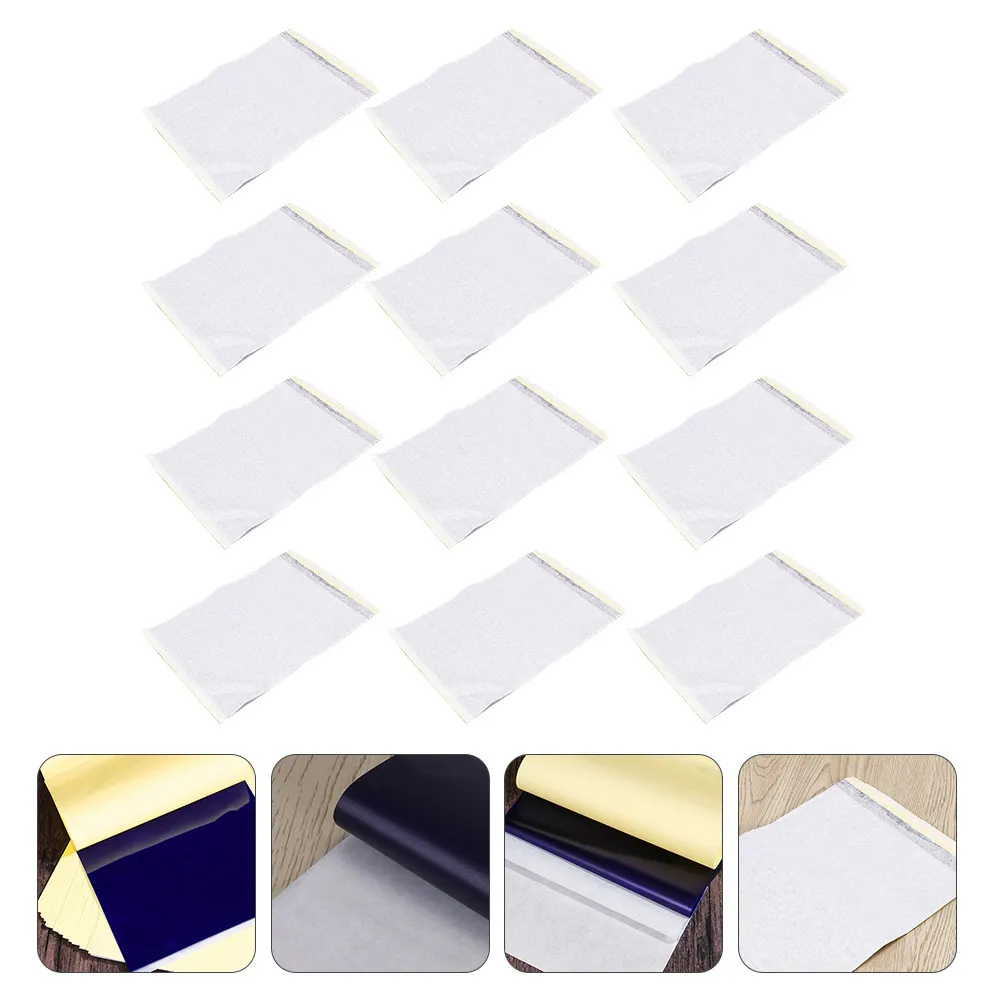 100pcs Tattoo Transfer Paper Sheets Reusable Tracing Paper For Diy Body Art Temporary Tattoos Stencil Craft Accessory Handicraft