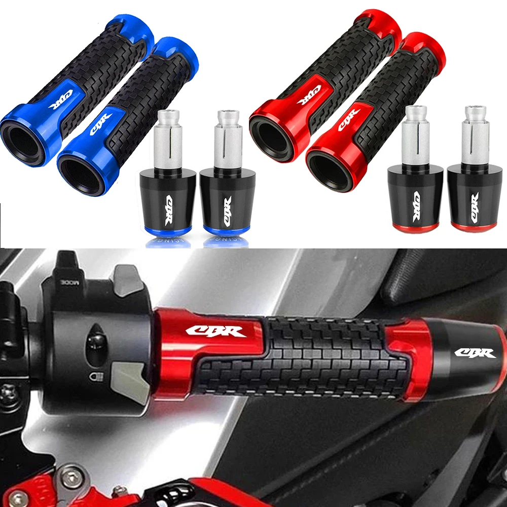 Motorcycle 22mm Handle grips handlebar grip ends Plug For Honda CBR 600 400 900 650 150 125 300 500 929 954 1000 250 R/RR/F/XX